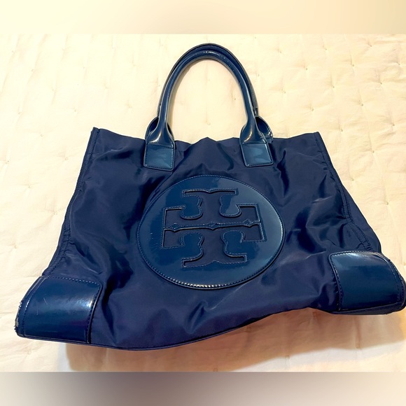 Tory Burch Handbags - Navy Blue Tote Bag